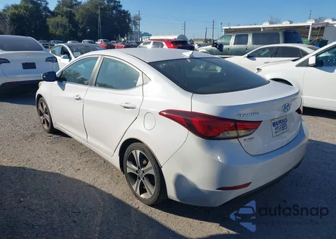 2016 Hyundai Elantra Sport z USA, uszkodzony, nr VIN KMHDH4AH2GU511682